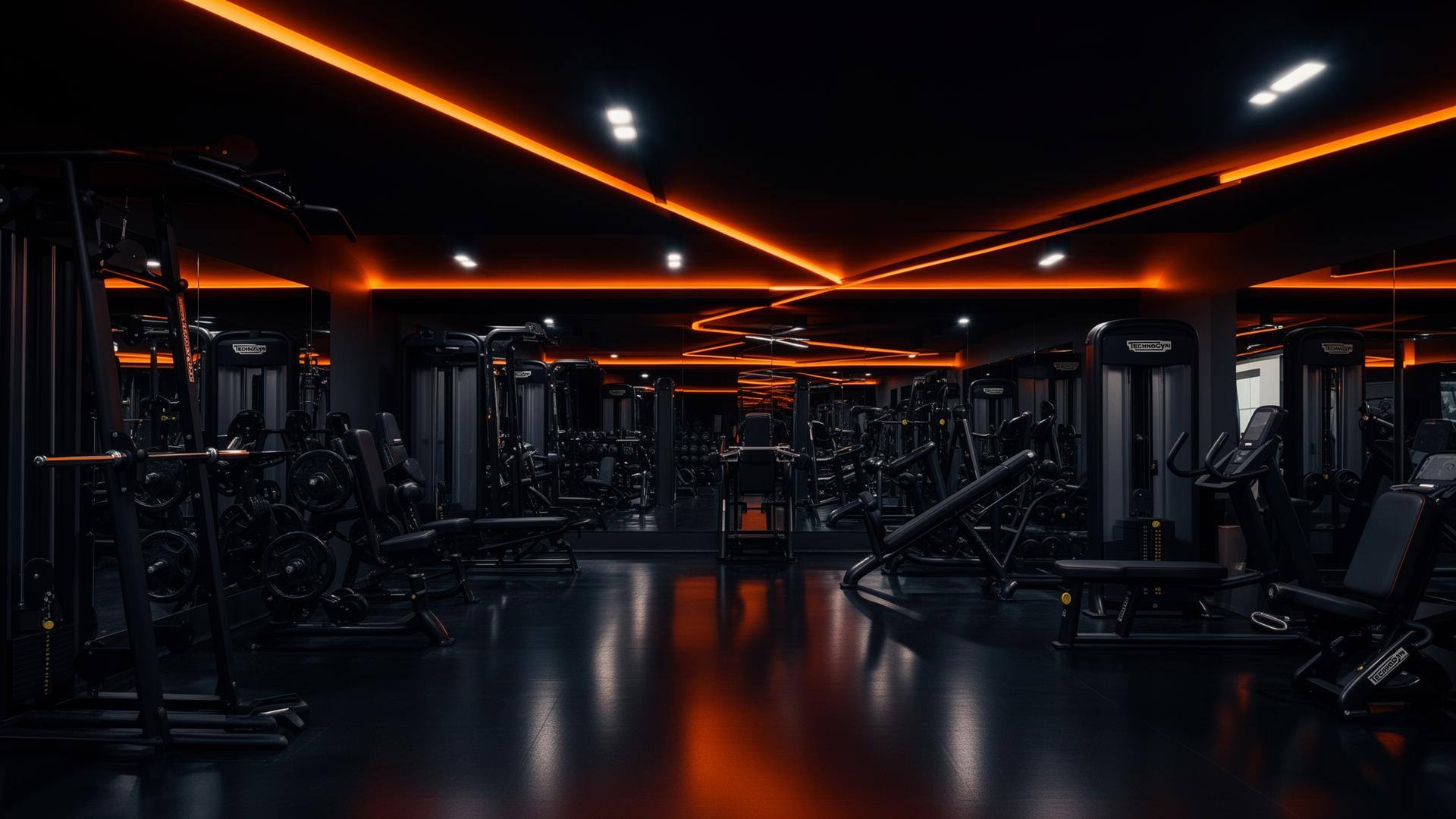 Academia premium equipada pela Superfitness
